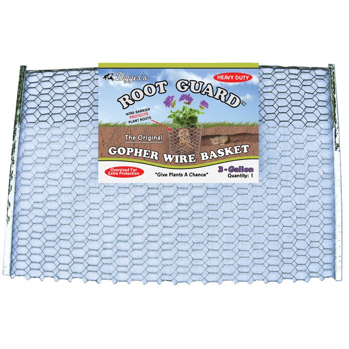 Digger’s 1-Gallon Heavy-Duty Wire Basket Gopher Wire Basket for Perennials & Vegetables 12 Baskets 